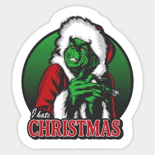 I Hate Christmas Sticker